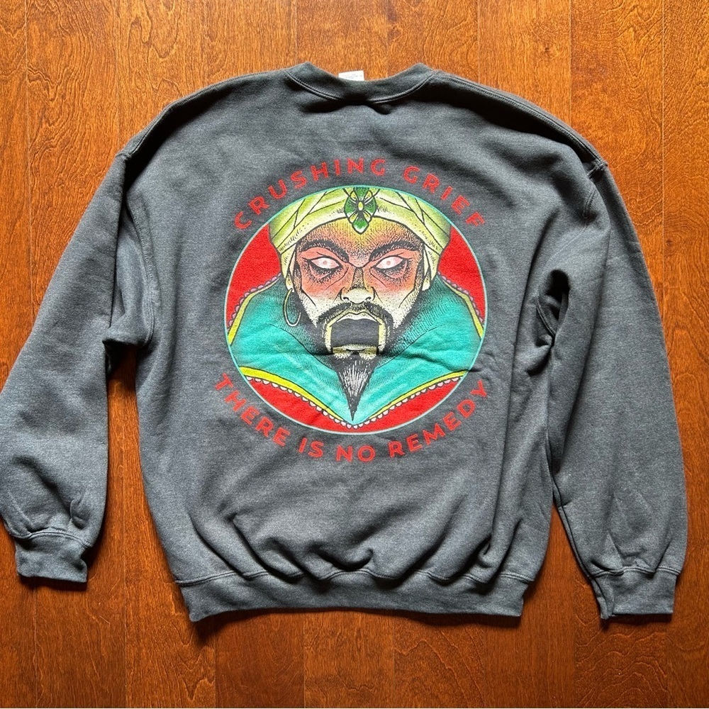 Neck Deep Dark Gray Pullover Sweatshirt, Size Large, NWOT